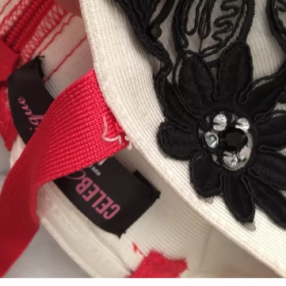 Celeb Boutique CB London Bodycon Embellished Dress - Picture 5 of 8